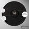 Clockswise Glow-in-the-Dark Decorative Wall Clock, Non-Ticking Battery Powered - Ideal for Living Room, Kitchen, Office, Bedroom, Hallway, Study, Classroom, Patio, Entryway or Dining Room, Black
